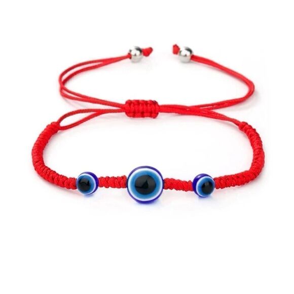 5 for $25 Evil Eye 🧿 String Bracelet - Picture 1 of 3